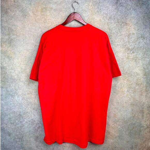 Vintage 90s Chicago Bulls NBA T Shirt Sz XL Red Basketball Pro Player - Picture 3 of 8